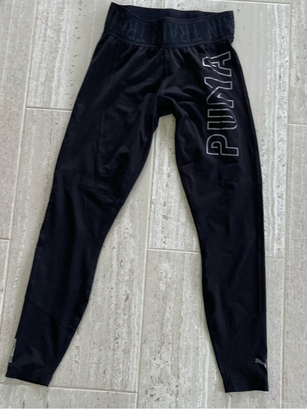 Puma Black Tagged Apparel with White Care Label